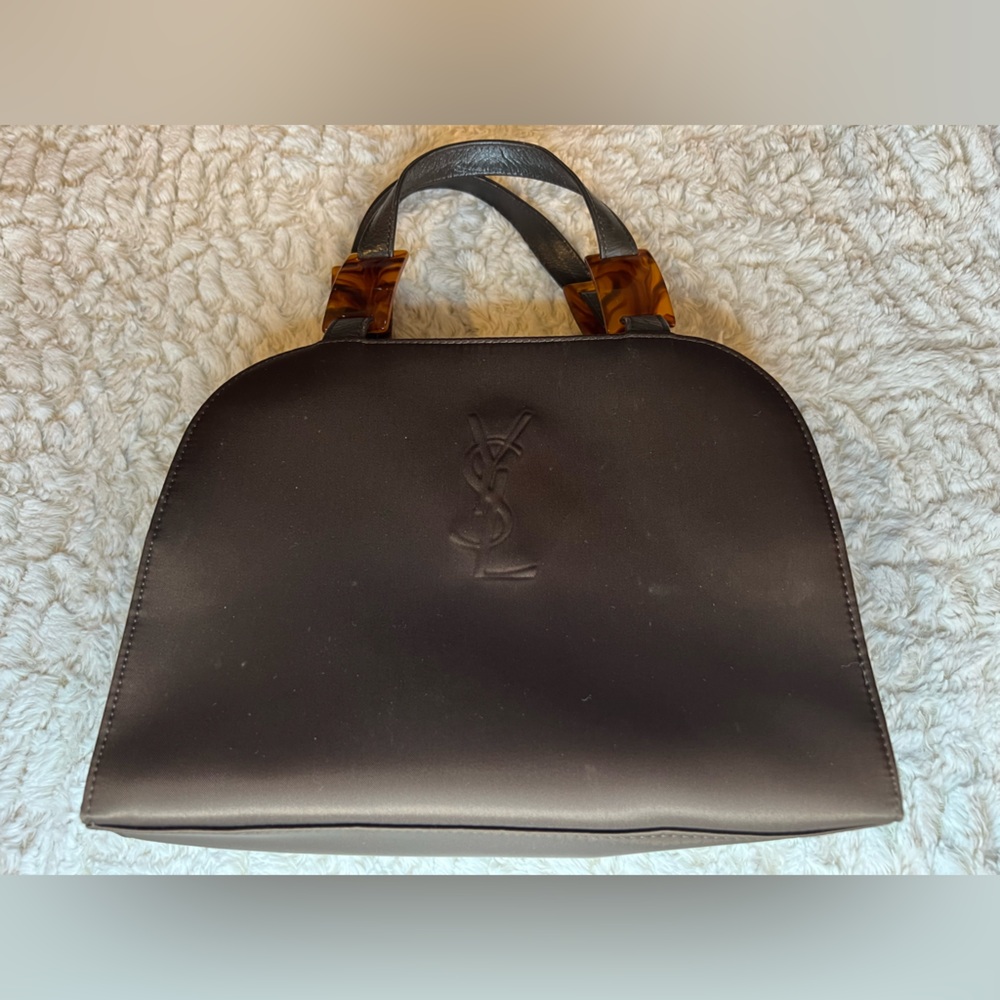 Authentic Yves Saint Laurent Vintage Nylon Fabric Handbag